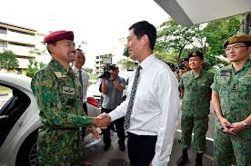 Ong is the anchor minister for the people's action party (pap) sembawang grc team, which also includes lim wee kiak, vikram nair, poh li san, and. Crown Prince Of Brunei Visits The Saf S Armour Simulation Centre