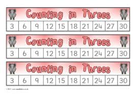 Counting In 3s Primary Teaching Resources And Printables