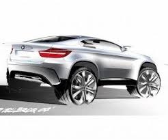 Bmw Concept X6 Activehybrid Sketch Wallpaper Carro Conceito Bmw Carros