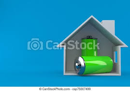Die längste wand wird auf dem hausplan als längste linie dargestellt. Querschnitt Innenseite Batterie Haus Abbildung Querschnitt Innenseite Blaues Hintergrund Batterie Freigestellt 3d Canstock