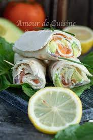 Wraps Au Saumon Fume Facile Repas Froid Amour De Cuisine