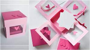 See more ideas about exploding boxes, explosion box, exploding box card. How To Make Transparent Exploding Box Hearts Step By Step Diy Eksplodujace Pudelko Serca Diy Gift Box Birthday Cards Diy How To Make Greetings