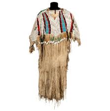 Nez Perce Pony Beaded Hide Dress B From The Stanley B Slocum Collection Minnesota Thread And Sinew Sewn On Soft Pony Beads Beaded Native American Clothing