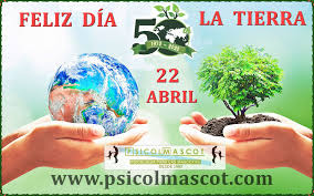 Primer día de la tierra en 1970, nelson organizó una jornada la convocatoria se fue consolidando año tras año. Psicolmascot 22 Abril 2020