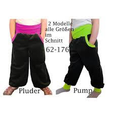 Hierbei handelt es sich um 1 bereits fertig ausgeschnittenes. Pumphose Pluderhose Kinderhose Arthur Schnittmuster