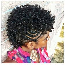 Blond mohawk with short curls. Natural Hair Does Care Llc On Instagram Awesome Frohawk Missdreeks Naturalhairdoescare Ta Braided Mohawk Hairstyles Braids With Curls Curly Hair Styles