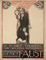 Faust Johann Wolfgang Von Goethe Goethe S Faust Art Nouveau Poster Art