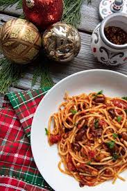 Christmas Eve Sicilian Anchovy Pasta Recipe Anchovy Pasta Pasta Puttanesca Christmas Pasta