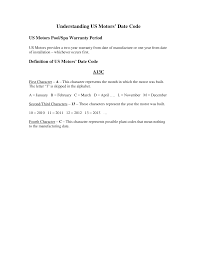 Http Imperialpoolsb2b Com Documents Us Motors Warranty Pdf