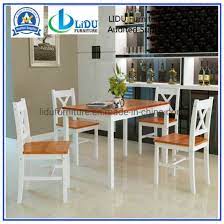 This dining set includes a table, four side chairs and bench. China High Dining Wooden Restaurant Chairs And Tables Sale Used For Restaurants Dining Set Pure Solid Wood Furniture China Dining Table Dining Room Set