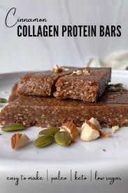 Last year, i reviewed some delicious raw and paleo snack bars from the primal pantry — you can read those reviews here. Cinnamon Collagen Protein Bars Paleo Keto Bake It Paleo Recipe In 2021 Low Carb Protein Bars Protein Bar Recipes Paleo Protein Bars