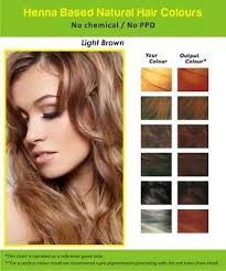 Henna Hair Dye Light Brown Organic Hair Color Powder
