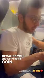 Sarah and Vito sharing a buffet