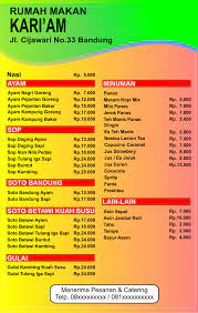 Check spelling or type a new query. Contoh Tempelate Menu Siap Edit Anekacontoh