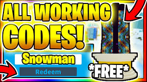 All these rewards will give you an added advantage over other fellow gamers. Roblox Snowman Simulator Codes