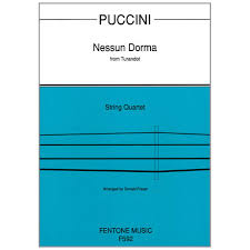 Spielend drums lernen auch ohne notenkenntnisse. Puccini G Nessun Dorma Aus Turandot Streichquartett Jetzt Bei Paganino