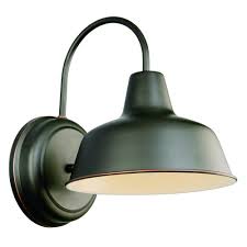 Design House Mason 1 Light Oil Rubbed Bronze Indoor Outdoor Wall Mount Barn Light Sconce 519504 The Home Depot