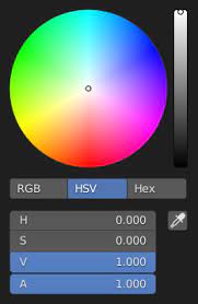 Colors home color names color values color groups color shades color picker color mixer color converter color rgb color hex color hsl color hwb color cmyk color ncol color gradient color theory color wheels color currentcolor color hues color schemes color palettes. Color Picker Blender Manual