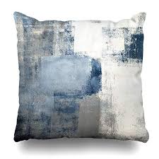 Continue to 11 of 15 below. Artmall Throw Pillow Case Gray Contemporary Blue Grey Abstract Painting Lines Modern Office Design Zippered Pillowcase Square Size 16 X 16 Inches Home Decor Cushion Covers Buy Online In Dominica At Dominica Desertcart Com