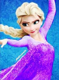 Elsa With Blonde Hair In A Purple Dress Elsa Disney Pixar Disney Princess