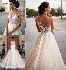 Gunstige Weisse Brautkleid Ruckenfreies Langes Brautkleid A Linie Princess Applique Dress Today Pin In 2020 Pregnant Wedding Dress Lace Wedding Dress Vintage Online Wedding Dress