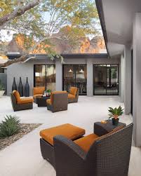 Because of their minimal design. Sleek Modern Patio Furniture Houzz