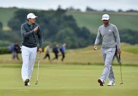 Romain langasque (5) deyen lawson (42) min woo lee (35) richard t lee (39) marc leishman (4,13,17) haotong li (5,17) The British Open Golf Tournament Is A Feast Of Fashionable Men S Sweaters