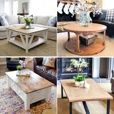 These 23 easy and ideas with tutorials and plans will help you. 20 Simple Diy Farmhouse Coffee Table Plans Its Overflowing
