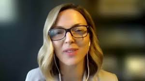 Louisa Harrison-Walker, chief executive of Sheffield chamber of commerce,  discusses levelling up plans with Sky's Ian King