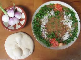 Foul Moudamas Fava Beans Breakfast Dish Sanaa Cooks Fava Beans Recipes Vegetarian Recipes Breakfast Dishes