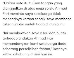 Mungkin agaknya dia merajuk dengan saya, katanya. Elak Balik Asrama Sebab Tertekan Selalu Dianiaya Remaja Nekad Lari Dari Rumah Erin Sakura News