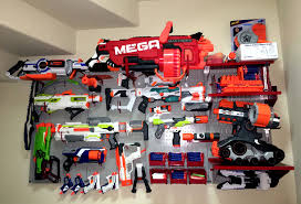 Upgrade your nerf battles to the elite level with this rack to organize your gear, making each battle all the more realistic. Nerf Gun Pegboard Wall Rack Storage Wall Control Pegboard Organizers Wall Control