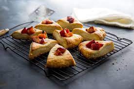 Cornmeal Plum Scones Recipe Recipe Plum Recipes Scone Recipe Food