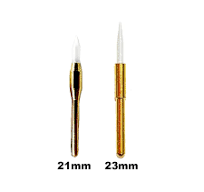 Dental Surgical Ceramic Soft Tissue Trimmer 21mm+23mm For Gingival  Retraction