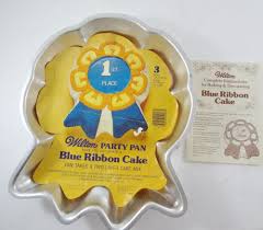 Wilton Blue Ribbon Cake Mold Cake Pan Cover Sheet 2105 2908 502 2286 Shaped Cake Pans Ribbon Cake Cake Pans