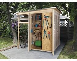 Armoire De Jardin Weka Garten Q 200x200x217 Cm Naturel Gartenschrank Aufbewahrung Garten Gartenhaus