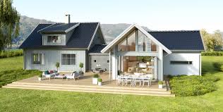 Sjekk hva arkitektene gjorde med det trange og mørke huset. Tilbygg Ny Del Fjogstad Hus