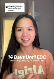 Does Edc Have A Clear Bag Policy