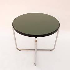 Mies van der rohe barcelona style mid century modern chrome & glass coffee table. Coffee Table By Ludwig Mies Van Der Rohe For Bigla 1930s 14953