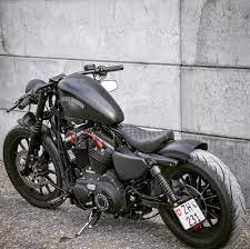 Blackster883 Black Back Harley Davidson Motorcycles Sportster Custom Sportster Harley Bobber