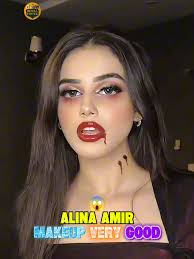 Alina Amir Viral Video in Skin Sari
