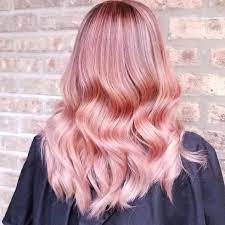 Rose gold, peach, rose chocolate & strawberry blondestrawberry blonde cut and color by roy pulido, assisted by ashley wilson *on previously highlighted hair wella illumina color equal parts 9/43 and 8/05 and 6 vol. How To Wear Metallic Hair Color