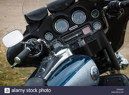 Dashboard Of A Motorcycle Harley Davidson Electra Glide Ultra Classic Stock Photo Alamy