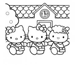 Download, color, and print these hello kitty coloring pages for free. Hello Kitty Free Printable Coloring Pages For Kids