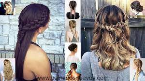 Trenzas Francesas 2018 Sirena Mitad Arriba De Lado Cola De Pescado Etc Tendencia Frances Trenza French Braid Hairstyles Hair Styles Braided Hairstyles
