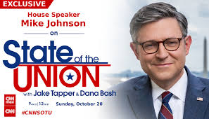 SUNDAY: House Speaker Mike Johnson joins Jake Tapper