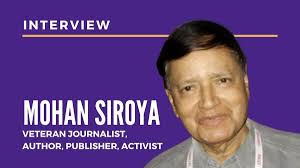 Mohan Siroya: My long journey in film journalism has been full of thrills  and challenges