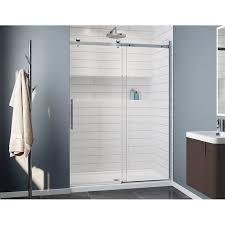 Fleurco Nxv160 40 Novara Plus 60 W X 79 H Inch In Line Sliding Door And
