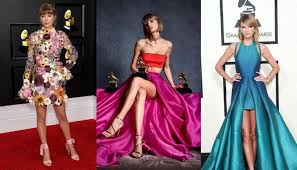 Sky's claire gregory, lucy cotter, amy hitchcock and victoria seabrook were at the o2 arena this evening. Taylor Swift S Grammy Outfits From 2008 To 2021 See Pictures