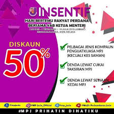 Saman apa yang tertakluk kepada diskaun sebanyak 70% ini? Melaka Daily Diskaun Kompaun Saman Trafik 50 Semua Facebook